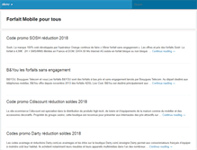 Tablet Screenshot of forfaitmobilepourtous.fr